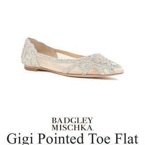 Badgley Mischka Shoes Badgley Mischka Gigi Women's Pointed Toe Flat size 7.5